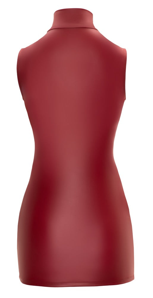 Cottelli PARTY Jurk strak getailleerd met 2-weg ritssluiting - **Rood**