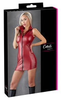 Cottelli PARTY Jurk strak getailleerd met 2-weg ritssluiting - **Rood**