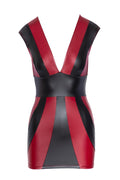 Cottelli PARTY Jurk met strepen en clipsluiting - Rood