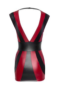 Cottelli PARTY Jurk met strepen en clipsluiting - Rood