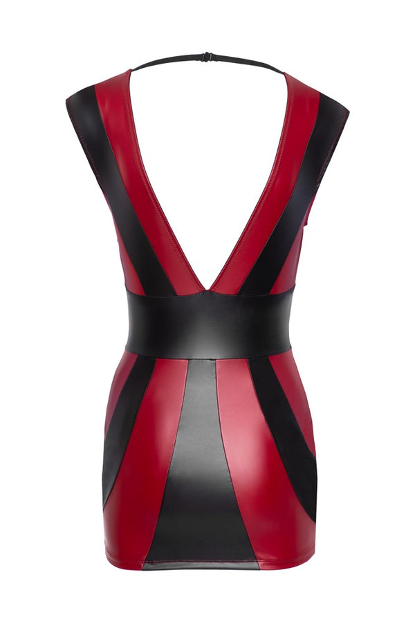 Cottelli PARTY jurk met rekbare clipsluiting - Rood - Cottelli PARTY - SKU: 27179133021