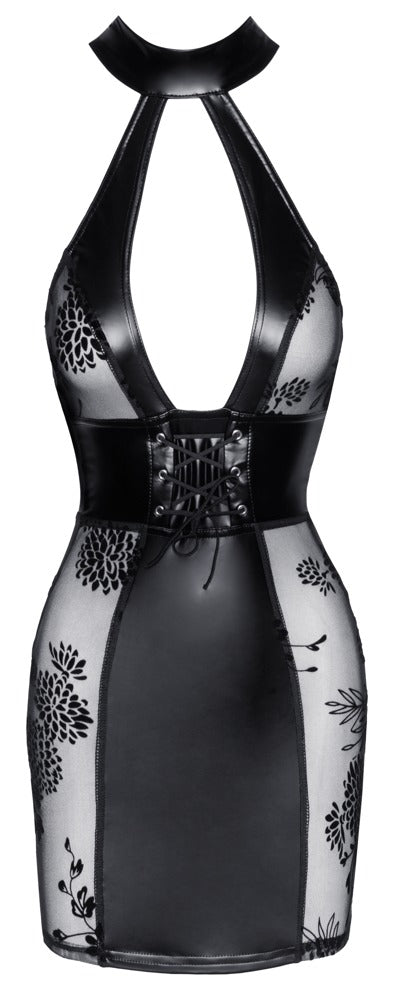 Noir Jurkje halter met vetersluiting - Zwart - Noir - SKU: 27180731021