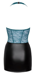 Cottelli LINGERIE Jurk met diepe halslijn en tweedelige look - Groen