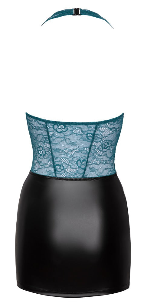 Cottelli LINGERIE strak aansluitend jurk - Groenblauw - Cottelli LINGERIE - SKU: 27181464041