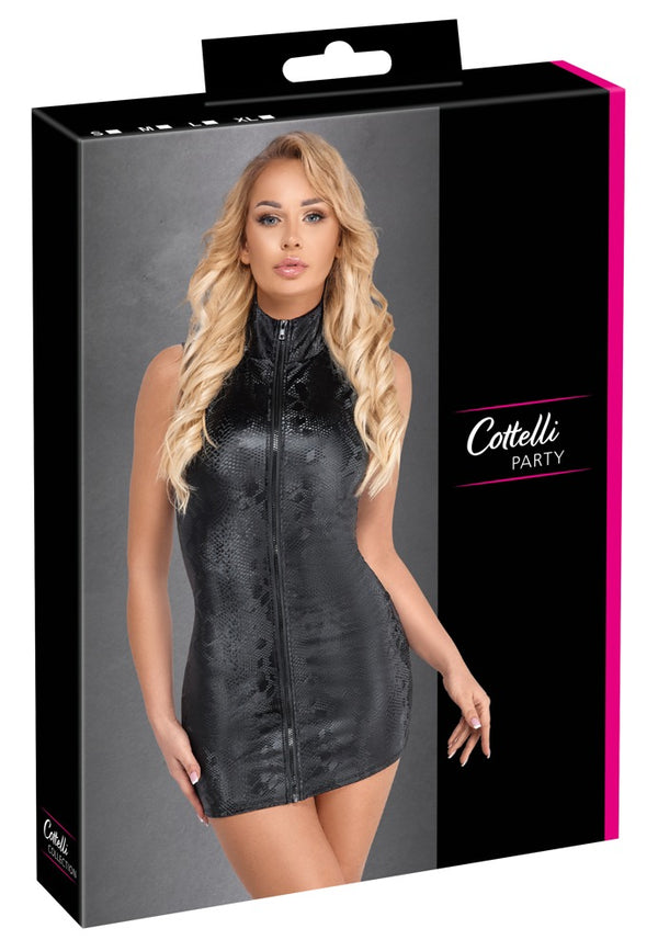 Cottelli PARTY strakke mouwloze jurk - Zwart - Cottelli PARTY - SKU: 27185371021