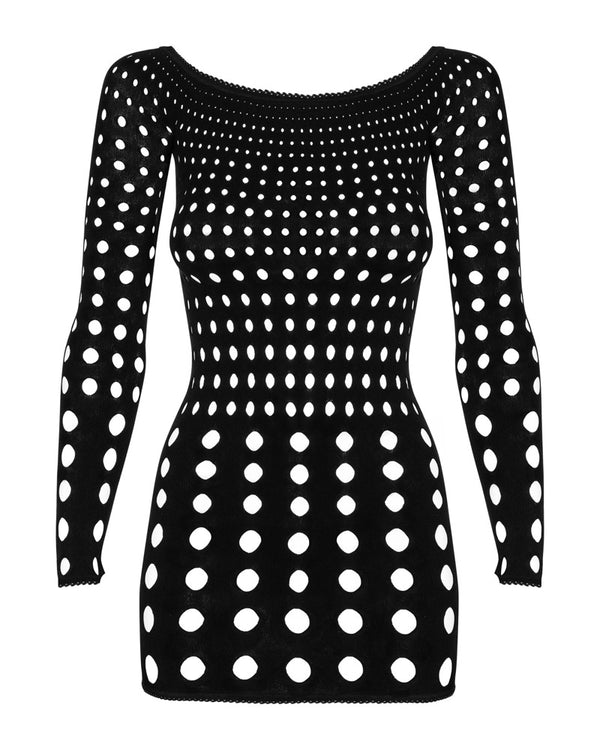Obsessive Rocker jurk - Zwart - Obsessive - SKU: 27187821101