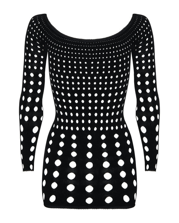 Obsessive Rocker jurk - Zwart - Obsessive - SKU: 27187821101