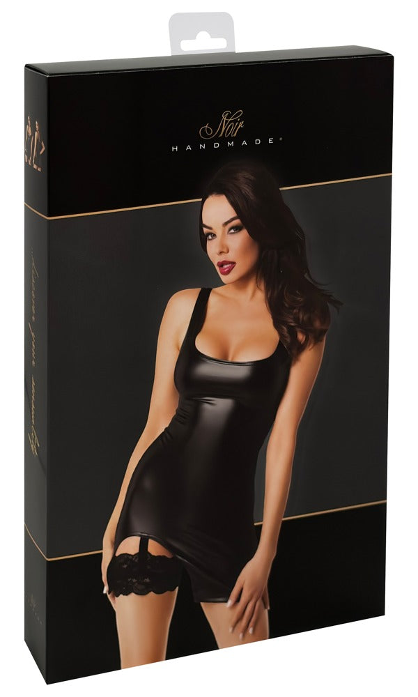 Noir Orgia jarreteljurk - Zwart - Noir - SKU: 27190291021