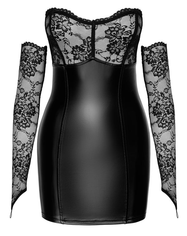 Noir Orgia jurk set - Zwart - Noir - SKU: 27190371021