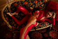 Noir jurk - Rood