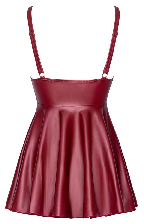 Cottelli PARTY mini-jurk met jarretels - Rood - Cottelli PARTY - SKU: 27191853021