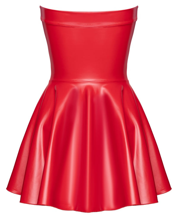 Noir strapless buis mini jurk - Rood - Noir - SKU: 27193713021
