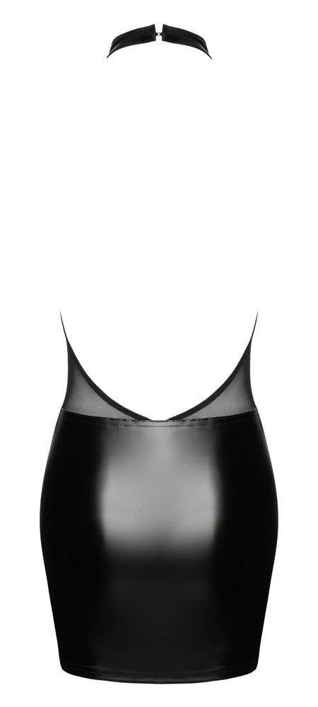 Noir mini-jurk met cold shoulder - Zwart - Noir - SKU: 27193801021