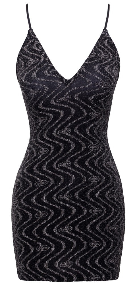 Cottelli PARTY Jurk - Zwart - Cottelli PARTY - SKU: 27194441021