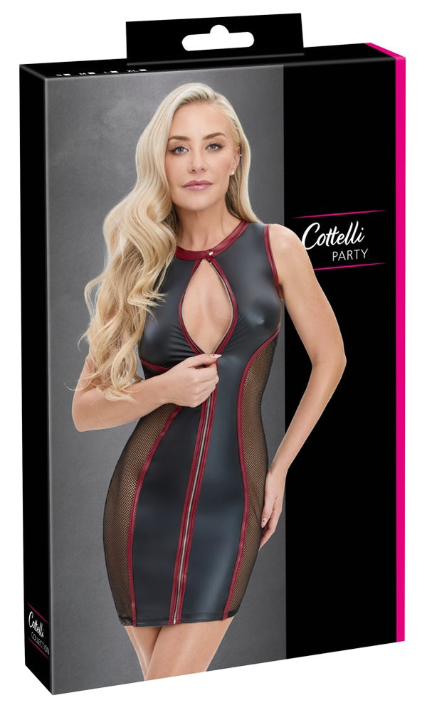 Cottelli PARTY Jurk - Zwart - Cottelli PARTY - SKU: 27195501021
