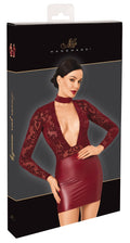 Noir tweedelige mini-jurk - Rood