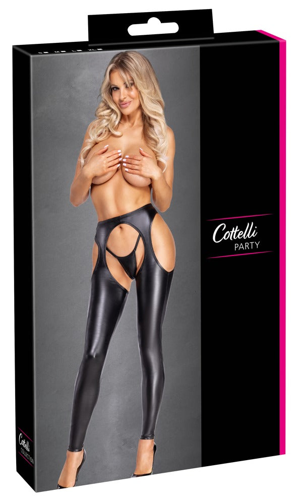 Cottelli PARTY chaps met kruisloos ontwerp - Zwart