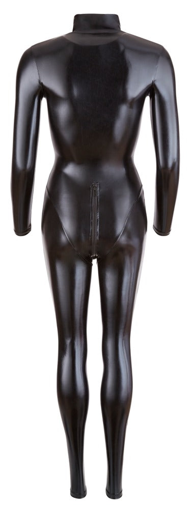 Cottelli PARTY Jumpsuit met lange mouwen en opstaande kraag - Zwart