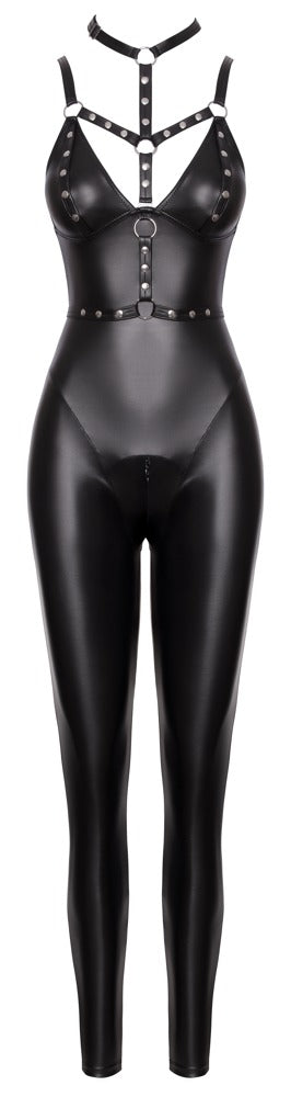 Cottelli PARTY mouwloze jumpsuit - Zwart - Cottelli PARTY - SKU: 27308471021