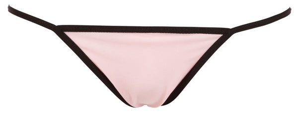 Cottelli LINGERIE babydoll met powernet - Roze - Cottelli LINGERIE - SKU: 27400523021