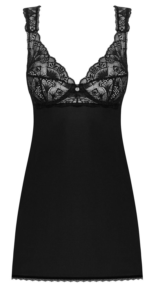 Obsessive Donna Dream babydoll - Zwart - Obsessive - SKU: 27415391101