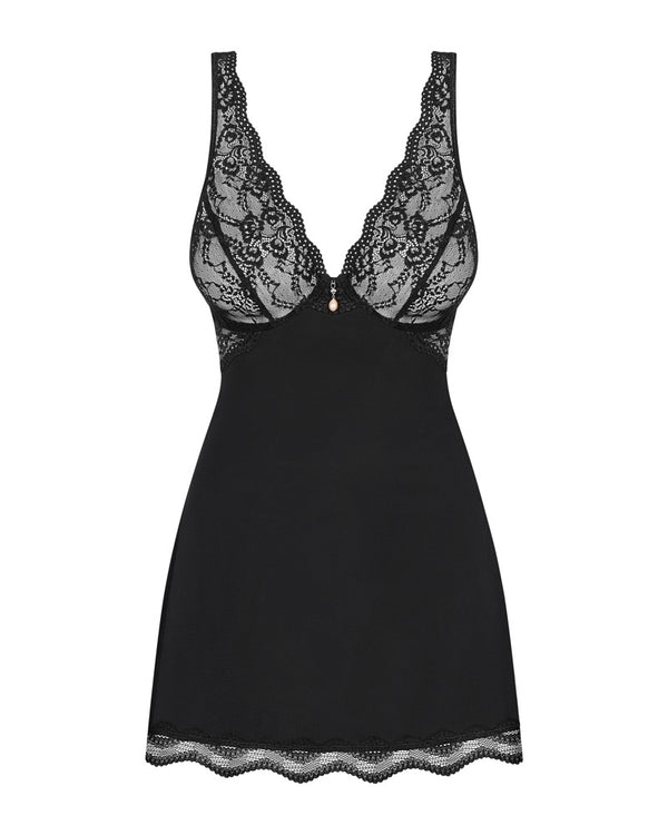 Obsessive Luvae babydoll - Zwart - Obsessive - SKU: 27416601111