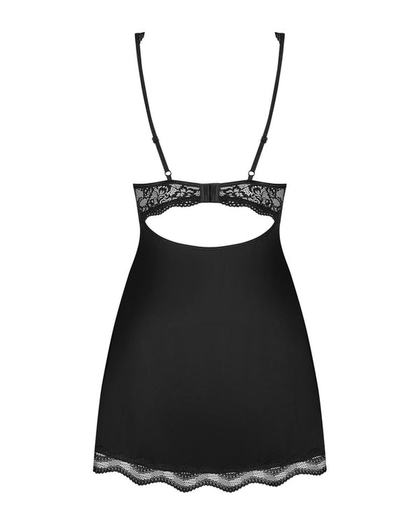 Obsessive Luvae babydoll - Zwart - Obsessive - SKU: 27416601111