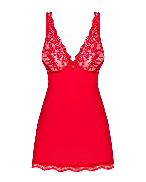 Obsessive Luvae babydoll - Rood - Obsessive - SKU: 27416603111