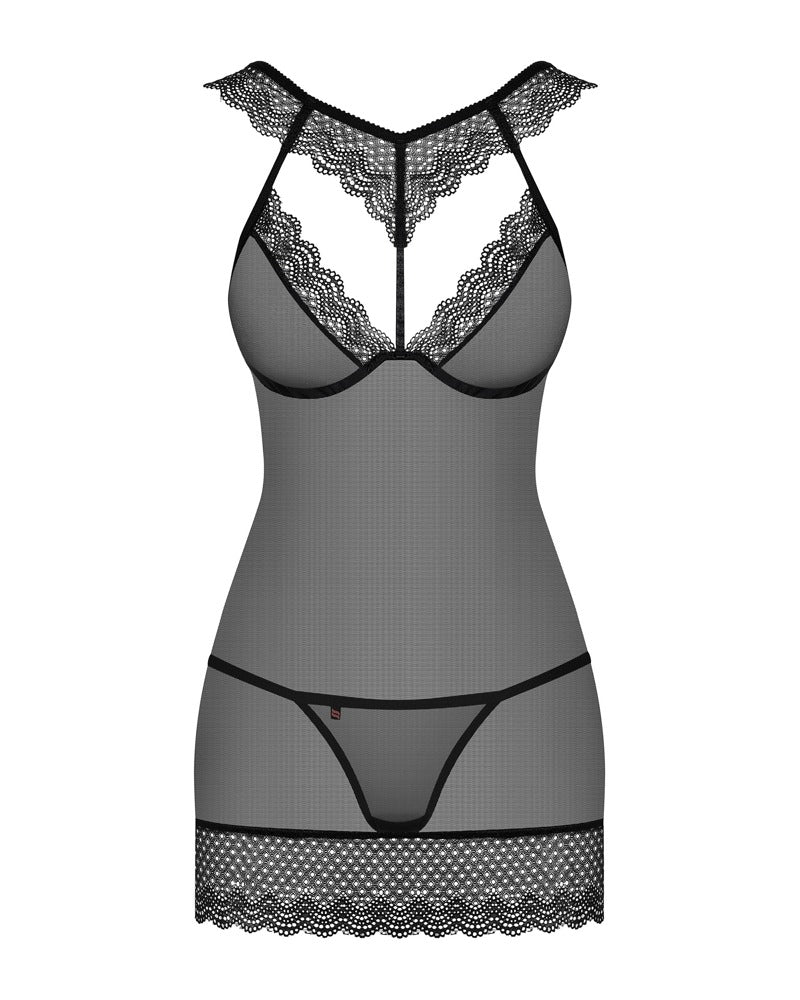 Obsessive Chemise - Zwart