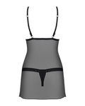 Obsessive zwarte chemise jurk - Zwart