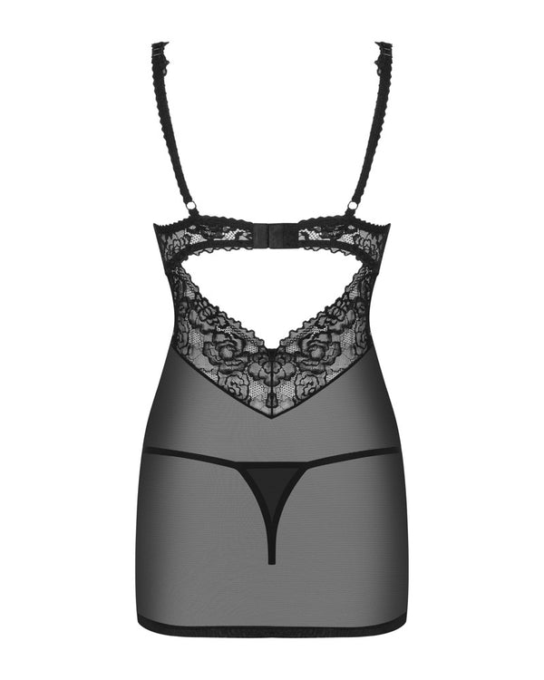Obsessive chemise met magisch ontwerp - Zwart - Obsessive - SKU: 27513561111