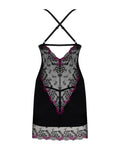 Obsessive Vanessme chemise & thong - Zwart