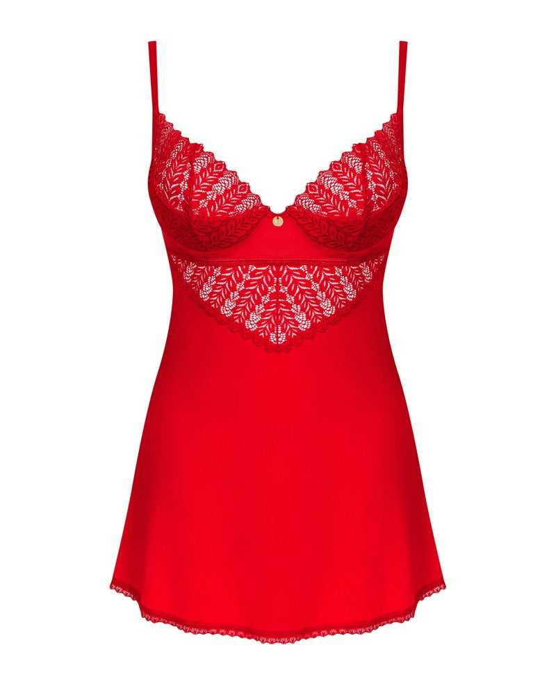 Obsessive jurk Ingridia - Rood