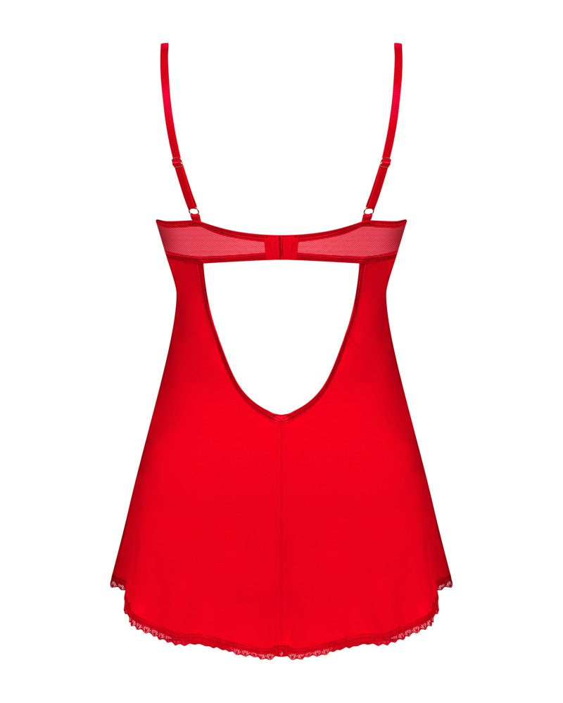 Obsessive jurk Ingridia - Rood