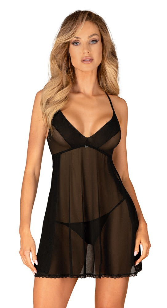 Obsessive Latinesa babydoll - Zwart - Obsessive - SKU: 27516401941