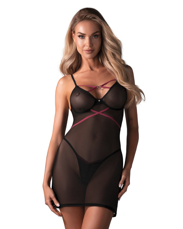 Obsessive Novenes set - Zwart - Obsessive - SKU: 27516741121