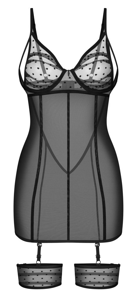 Obsessive Nuites chemise - Zwart - Obsessive - SKU: 27517121111