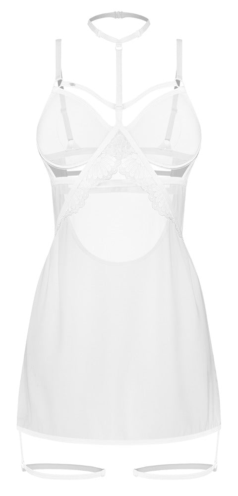 Obsessive Arrowel chemise - Wit - Obsessive - SKU: 27517802131