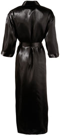 Cottelli LINGERIE Kimono satijn met ceintuur - Zwart
