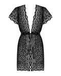 Obsessive Peignoir - Zwart
