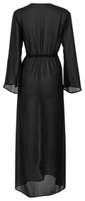 Cottelli LINGERIE lange kimono met uitlopende mouwen