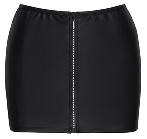 Cottelli PARTY Minirok met strasritssluiting - Zwart