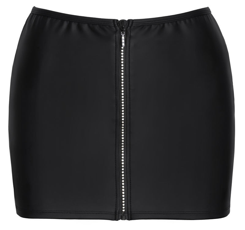 Cottelli PARTY Minirok met strasritssluiting - Zwart