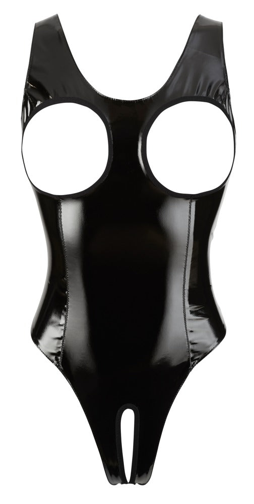 Black Level vinyl body met open kruis - Zwart - Black Level - SKU: 28403751022
