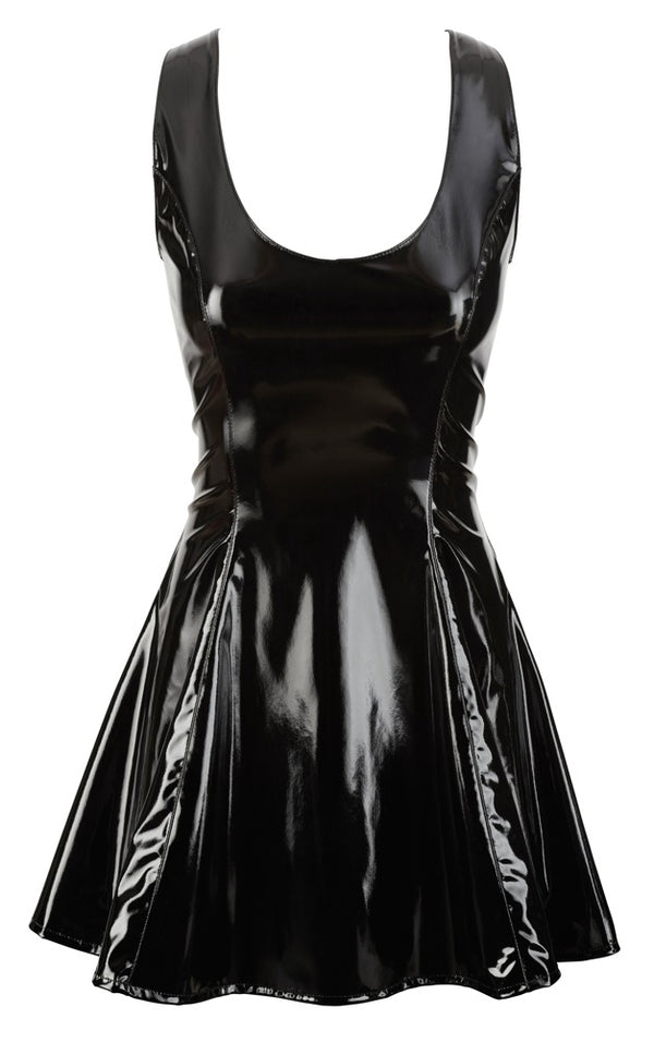 Black Level vinyl jurk met ritssluiting - Zwart - Black Level - SKU: 28510591012