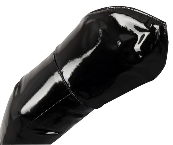 Black Level Vinyl handschoenen tot schouders - Zwart - Black Level - SKU: 28701261022