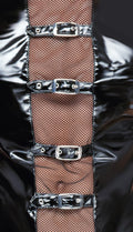 Black Level Shirt mouwloos met netinzetten - Zwart
