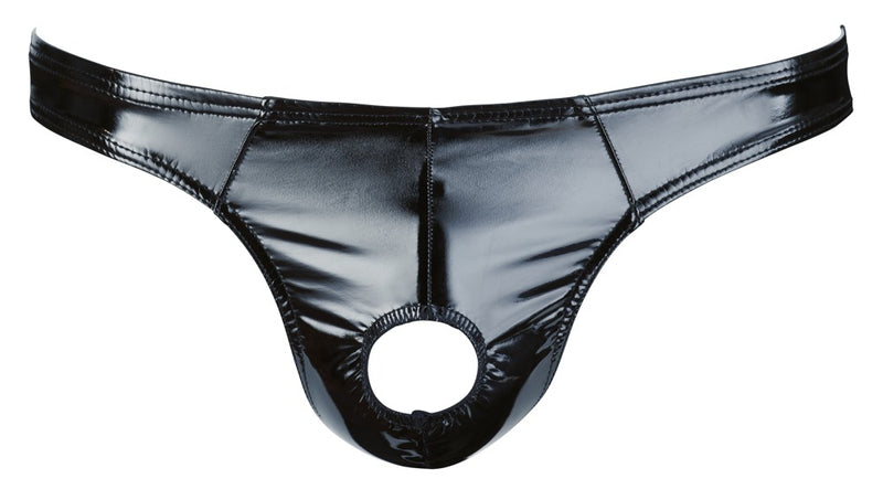 Black Level slip met showmastergat - Zwart
