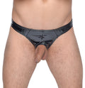 Black Level slip met showmastergat - Zwart