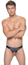 Black Level slip met showmastergat - Zwart